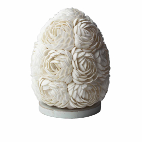 Boho Sea Shell Lamp - Rose Oval - 15cm