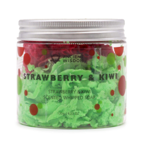 Strawberry & Kiwi Whipped Soap 120g