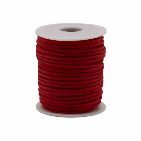 Bulk Roll Pendant Cord -  2.5mm x 45m - Red A056