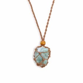 Gemstone Necklace Cord - Brown