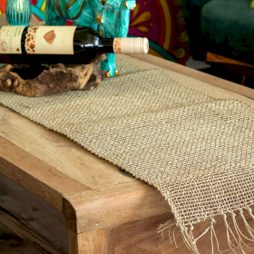 Seagrass Fringe Natural Table Runner - 150cm