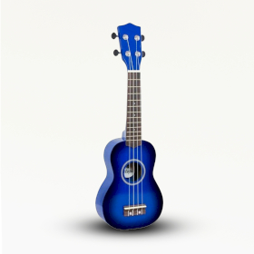 Artisan Made Ukulele - Blue Sunburst Sunburst Finish (4 String)