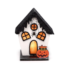 Spooky Spider House Halloween LED Decoration