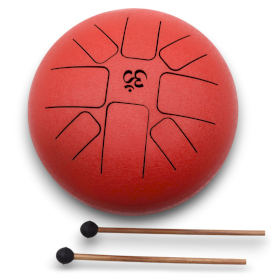 Med Hapi Drum Om Red- 22x16cm