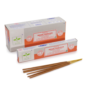 Satya Incense 15gm - Indian Tradition (White Sage & Sandalwood)