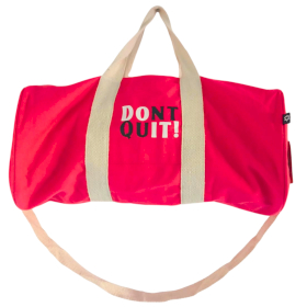 Don\'t Quit Gym Bag - Cherry Pink