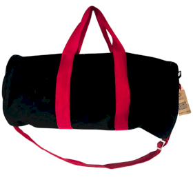 Don\'t Quit Gym Bag - Black - Cherry Pink Handle