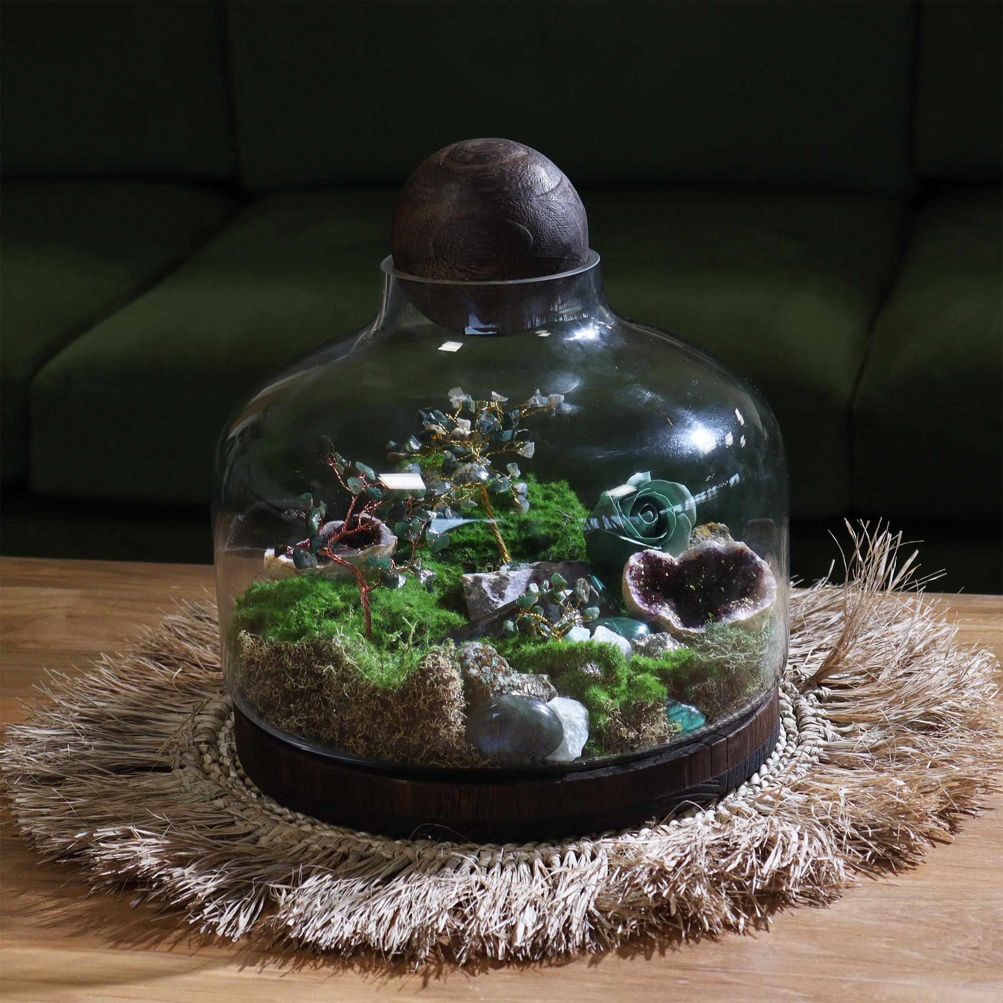 Glass & Brass Terrariums - Ancient Wisdom Droshipping